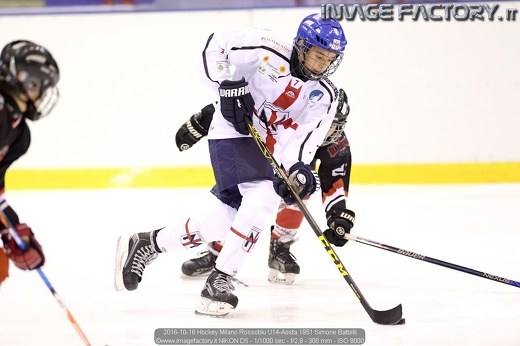 2016-10-16 Hockey Milano Rossoblu U14-Aosta 1951 Simone Battelli